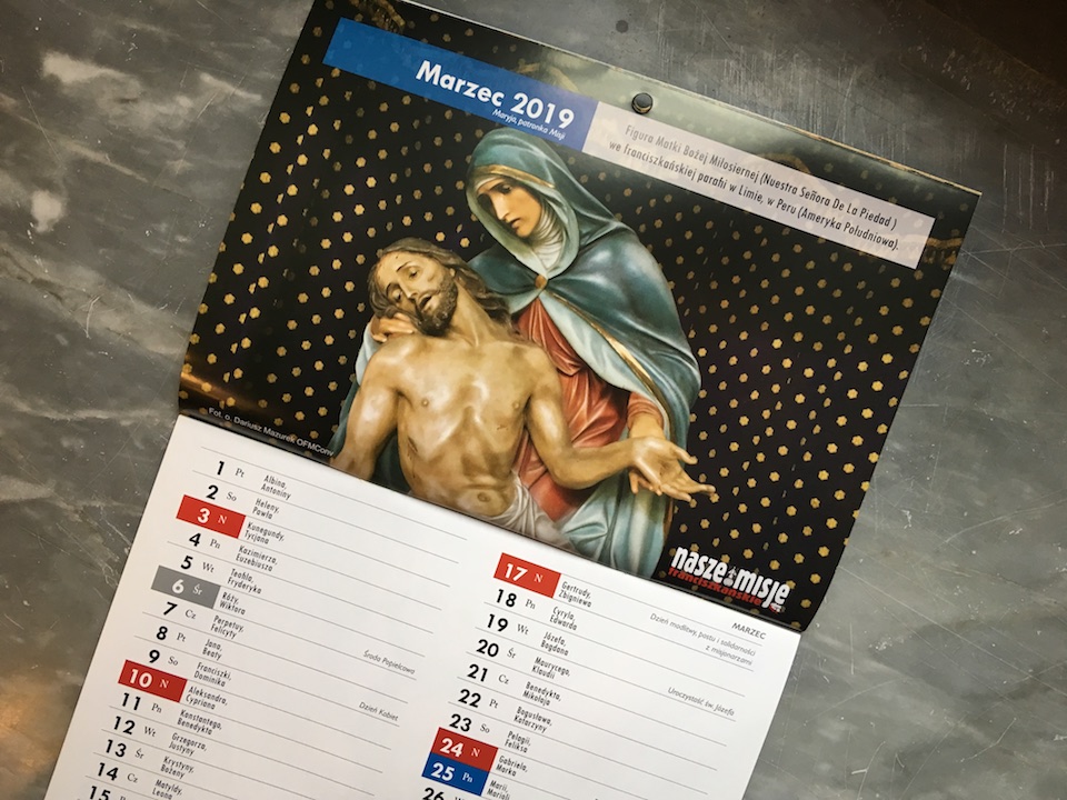 kalendarz misyjny 2019